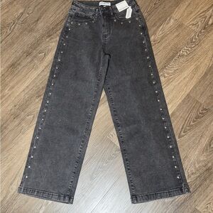 Marc New York Dark Gray Wide Leg Jeans / BNWT